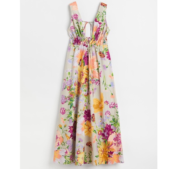 H&M V-Neck Linen Blend Dress - Picture 5 of 8